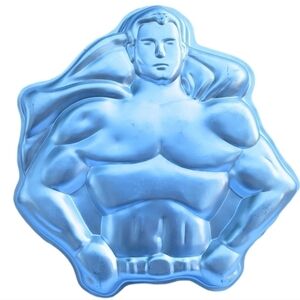 VINTAGE Wilton Superman Batman cake pan 502-1212